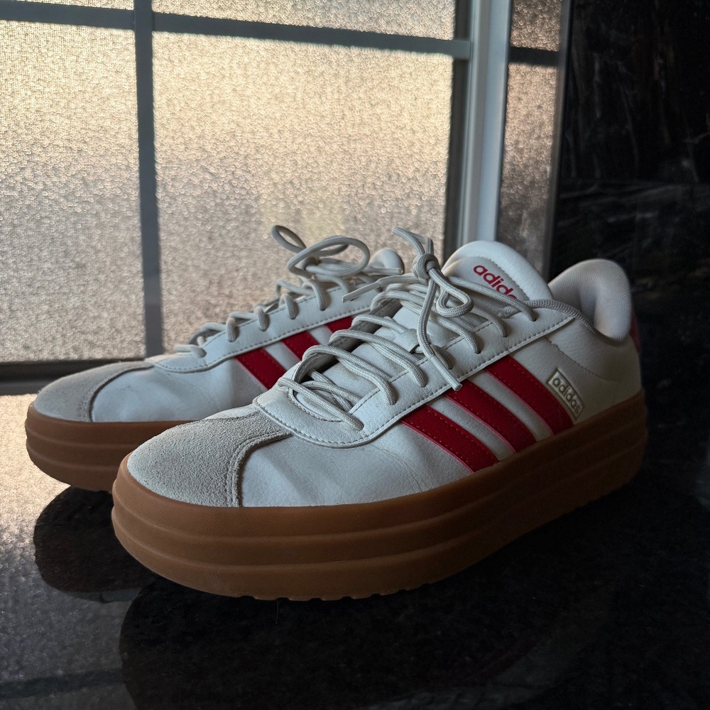 ADIDAS VL Court Bold Women's Platform Shoes 11
